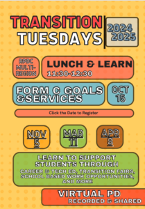 Transition Tuesday Flyer