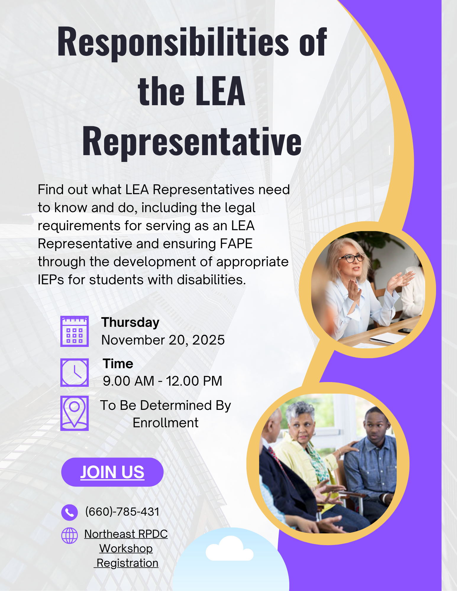 Responsibilities of the LEA Representative